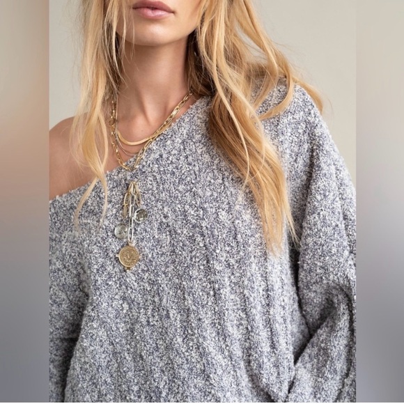 People
Free People Heathered Gray
Scoop Neck Sweater - Picture 1 of 7